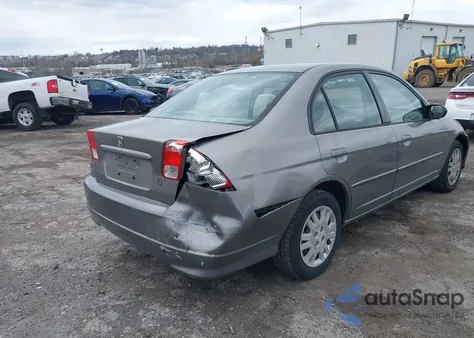 2005 Honda Civic Lx из США, поврежденный, VIN JHMES16515S005470